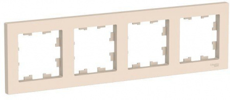 SE (беж) Рамка 4-м AtlasDesign универс. беж. ATN000204