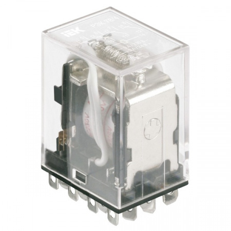 IEK Реле РЭК 78/4 (MY4) 3A 12B AC с индикацией